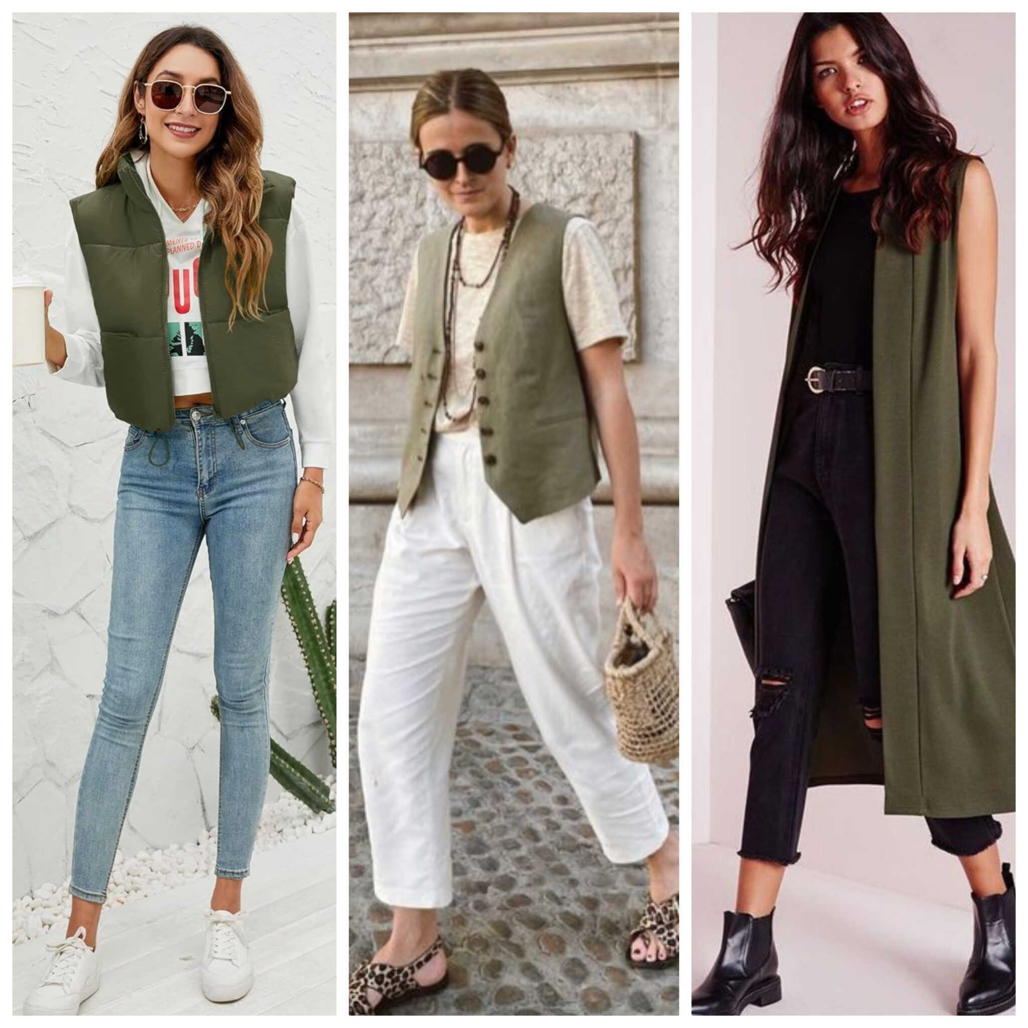 Como Combinar Un Chaleco Beige 2025 Muy Trendy