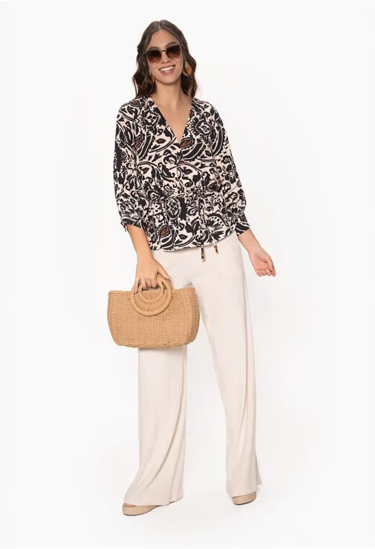 pantalon palazzo para senoras