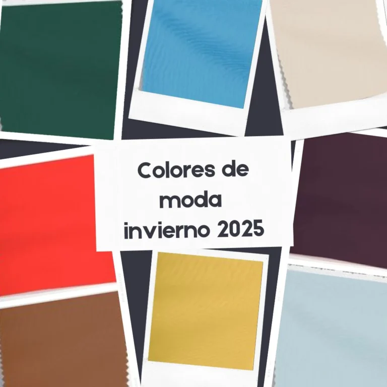 Colores de moda invierno 2025 Tendencias