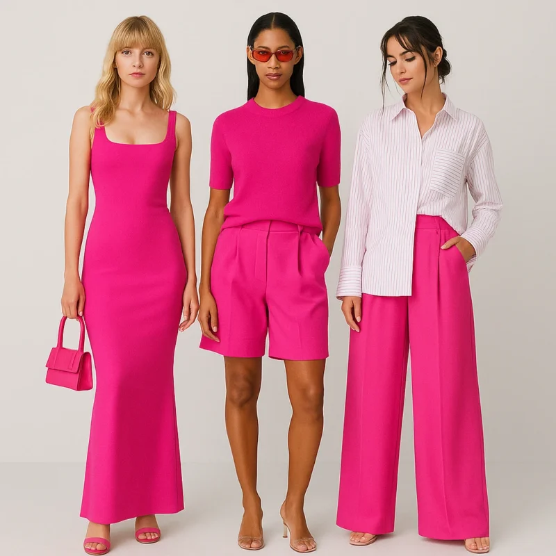 Fucsia electrico Colores de moda verano 2026