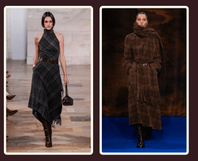 Estampas a cuadros moda invierno 2026