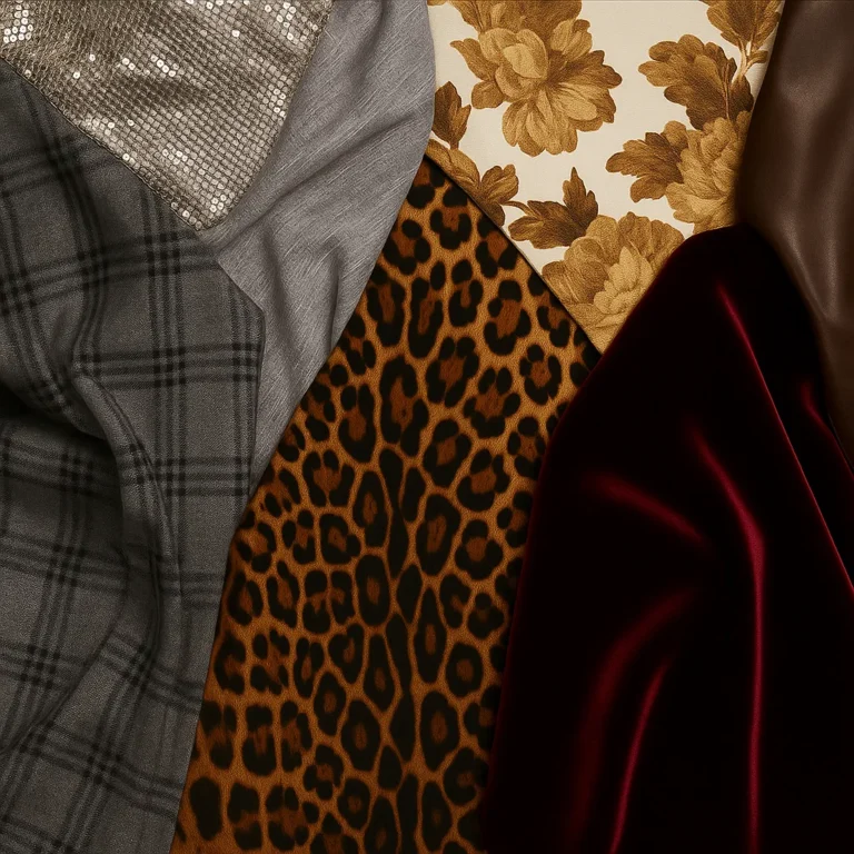 Telas y estampas moda 2026