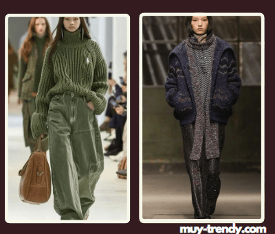 tejidos oversize moda invierno 2026