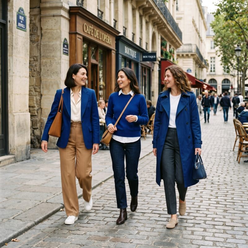 3 mujeres caminando por una 202606171220