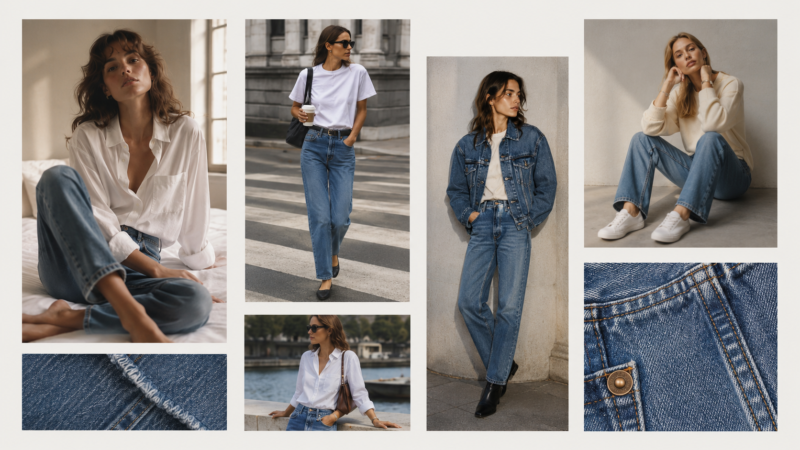 denim años 90 tendencias 2027 moda mujer