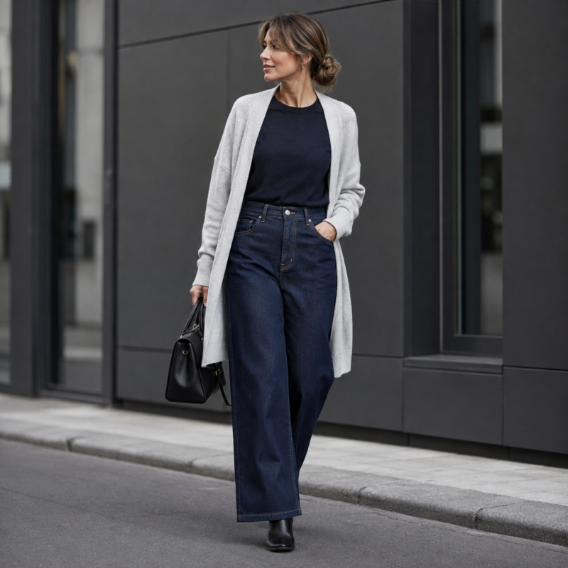 Jean ancho tendencias de jeans 2027